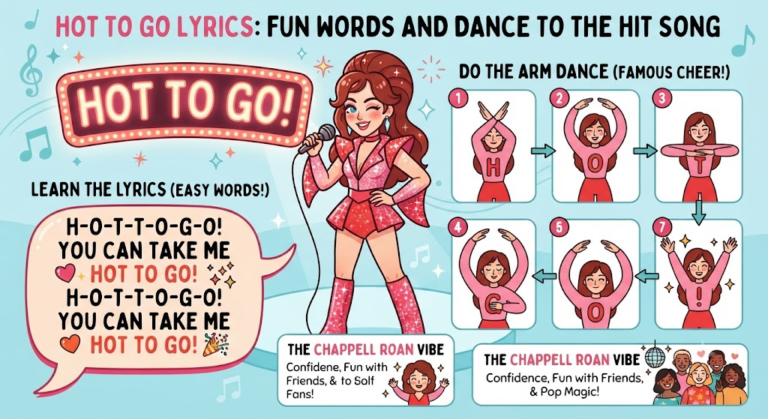 Hot to Go Lyrics: Fun Words and Dance to the Hit Song Hot to Go Lyrics