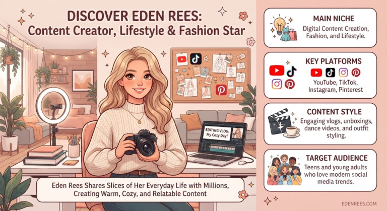 Discover Eden Rees: Content Creator, Lifestyle & Fashion Star Eden Rees